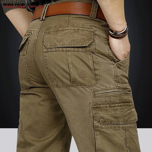 Men's Casual Cargo Tactical Pants for Outdoor & Training