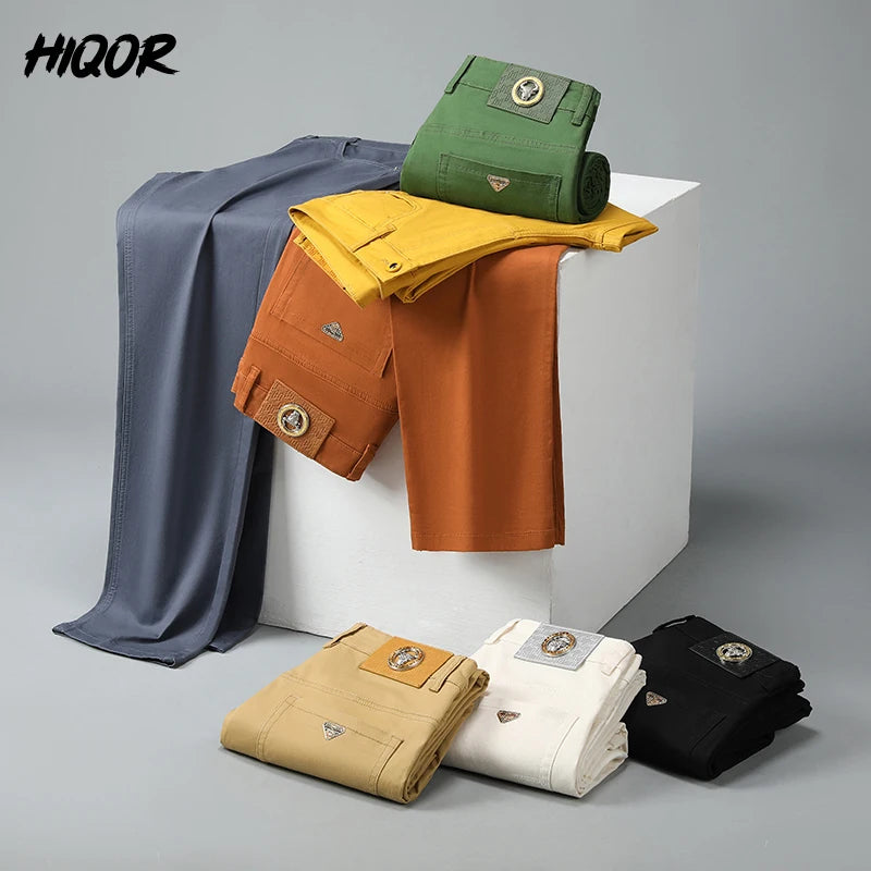 HIQOR 7-Color Men's Casual Straight Pants