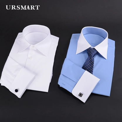 Slim-Fit French Men's Formal Shirt